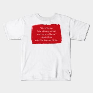 Sylvia Plath Kids T-Shirt